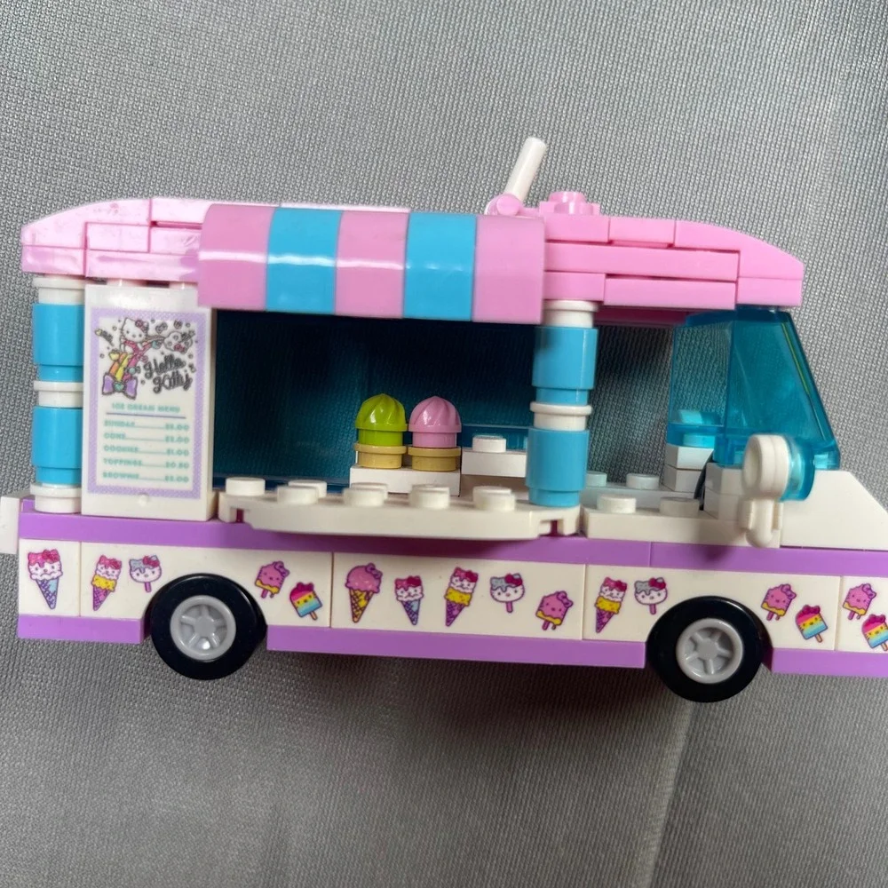 LEGO City 60319 Fire Truck Sanrio Hello Kitty Ice Cream Truck Toy Lot